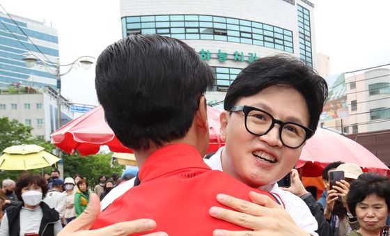 북구 주민들과 만나는 한동훈