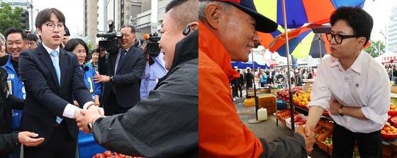 6·3 재보궐 선거 격전지 북구갑 하정우 전 수석과 한동훈 전 대표