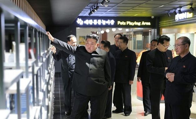 김정은, 화성지구 4단계 애완동물 시설 점검