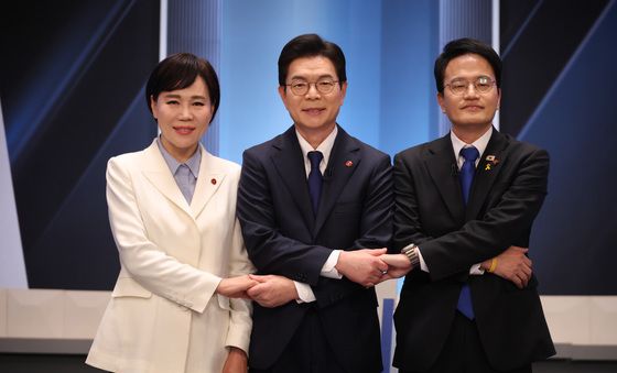 손잡은 민주당 서울시장 후보들