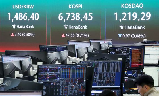 코스피는 상승, 코스닥은 하락 출발