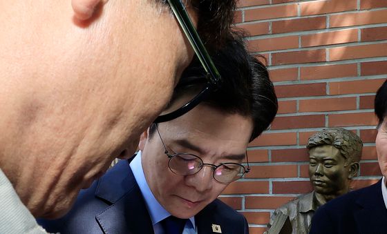 사인 해주는 정원오 후보