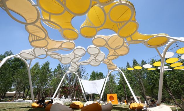 '잠시 쉬어가는 공간도 있어요'