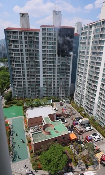 의왕 아파트 화재, 2명 사망