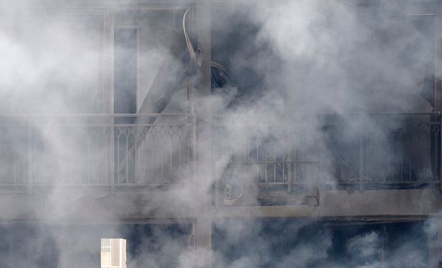 의왕 아파트 화재 발생