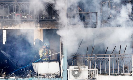 경기 의왕 내손동 아파트서 불