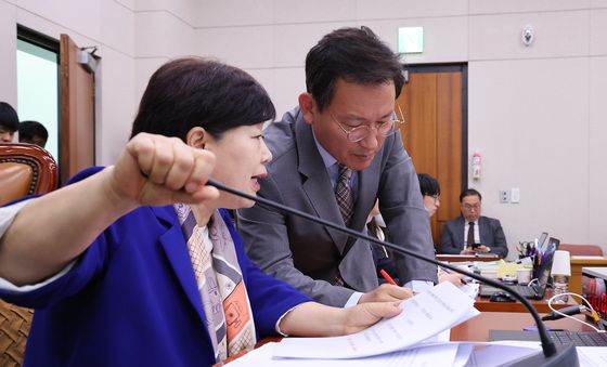 대화하는 서영교·김형동