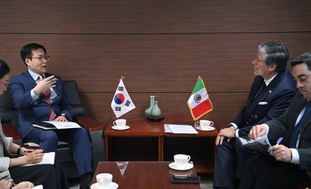 여한구 통상본부장, 주한멕시코대사 면담