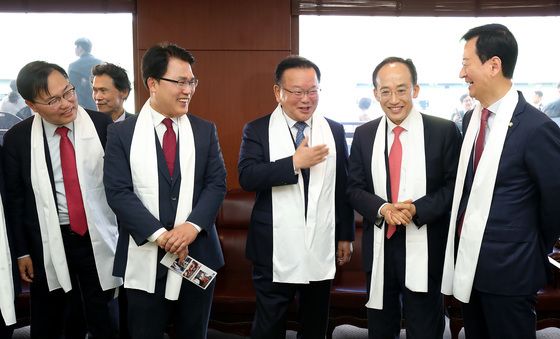 '화기애애' 대구시장 예비후보