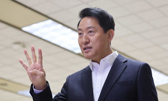 지하철 혼잡도 잡는다…오세훈 '무선통신 제어시스템' 현장 점검