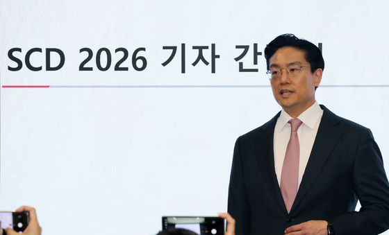 인사말하는 전인석 삼천당제약 대표