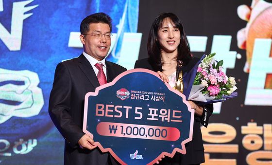 우리은행 김단비, 베스트5 포워드 선정