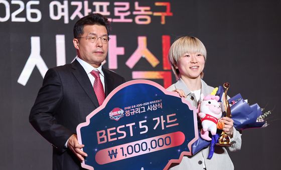 BNK썸 안혜지, 베스트5 가드 선정