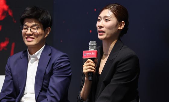 발언하는 삼성생명 이해란