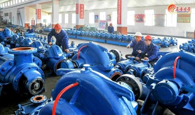 北 안주펌프공장 "인민경제 여러 부문 필요한 펌프 생산"