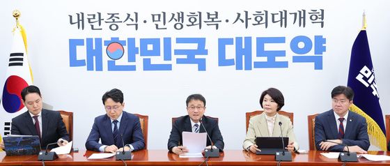 원내대책회의 주재하는 한병도 원내대표