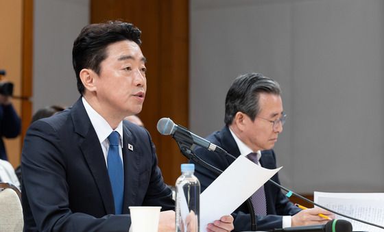 강훈식 비서실장 '중동상황 관련 기자간담회'