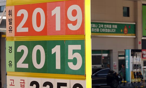 2000원대 돌파한 서울 평균 휘발유 가격