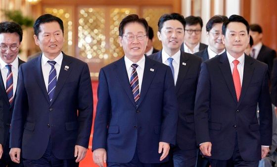 이재명 대통령·정청래·장동혁 대표 '민생경제협의체 참석'