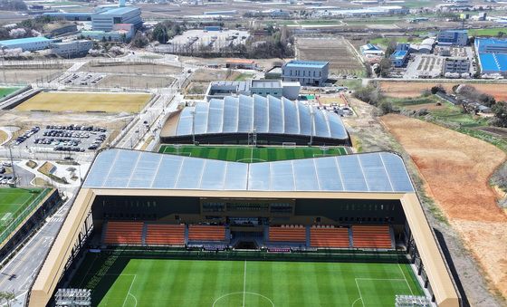 '미래 태극전사 육성' 코리아풋볼파크 개관