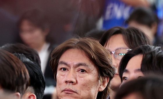 코리아풋볼파크 개관식 참석한 홍명보 감독