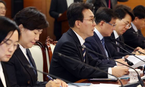 비상경제본부회의 모두 발언하는 김민석 총리