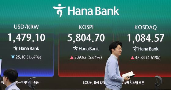 '미·이란 2주간 휴전 합의' 코스피 급등·환율 하락