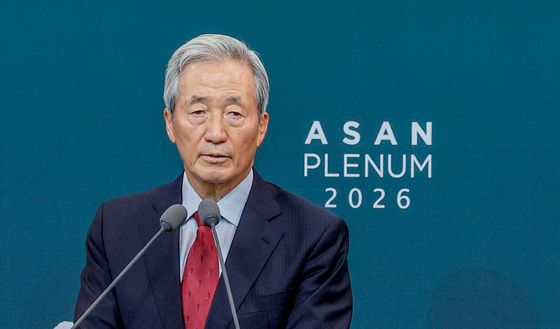 환영사하는 정몽준 명예이사장