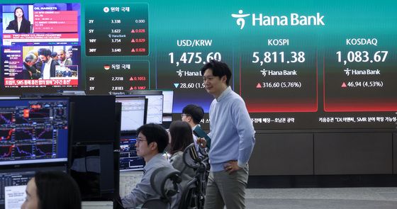 트럼프 "2주 휴전 합의"에 코스피·코스닥 매수 사이드카 발동