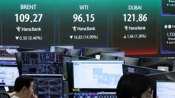 호르무즈 해협 개방 기대감에 하락한 국제유가