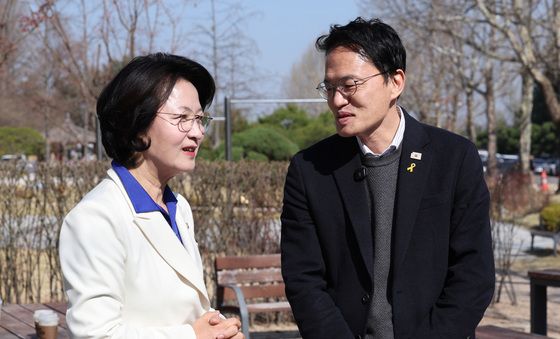 추미애·박주민 '번개 만남'