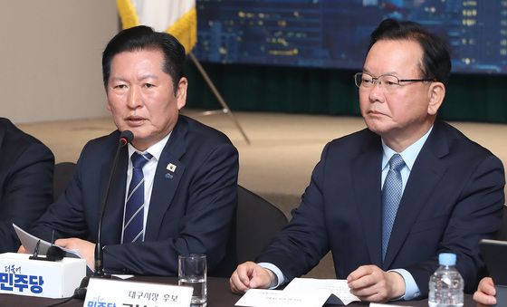 모두발언하는 정청래 대표