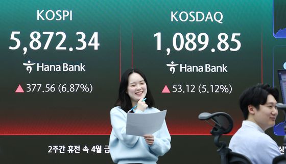 미·이란 2주 휴전 소식에 상승한 코스피