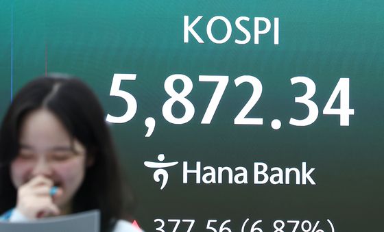 6프로 넘게 급등하며 장마감한 코스피