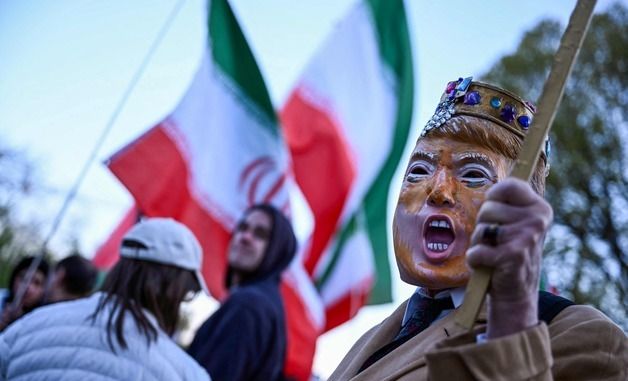 [포토] 美백악관 인근 반전 시위