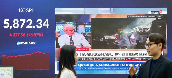 호르무즈 개방, 코스피 상승 마감