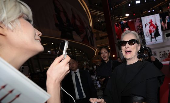 메릴 스트립, 한국의 미란다와 깜짝 만남