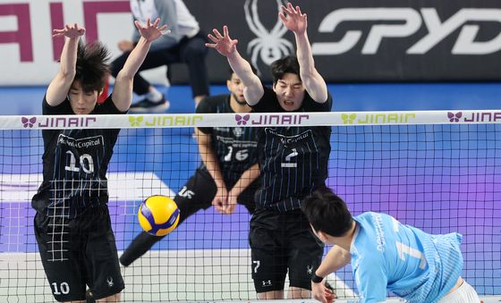 허수봉 블로킹 득점