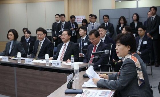 발언하는 서영교 위원장