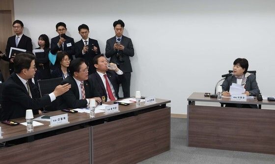 국조특위 '중앙지검 현장조사 충돌'