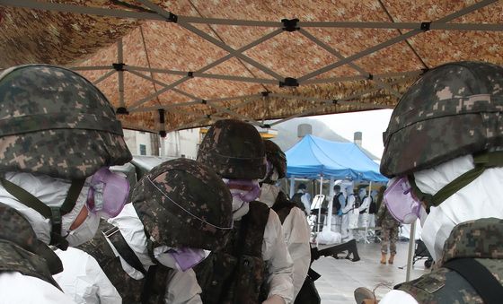 방사능 오염지역 부상자 응급처치