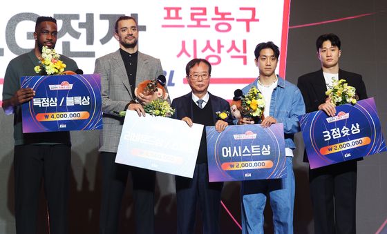 프로농구 시상식 계량 부문 영광의 얼굴들