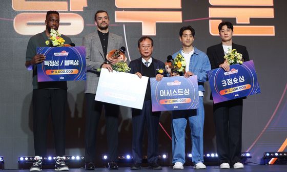 2025-2026 프로농구 계량 부문 수상자들