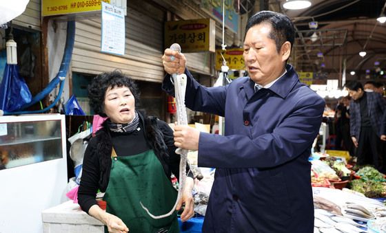 정청래 대표, 호남 민심 청취