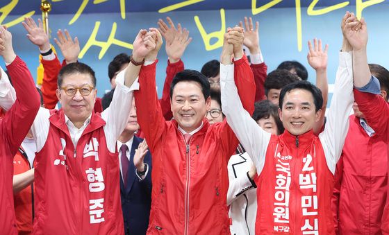 박민식·박형준 손 잡은 장동혁