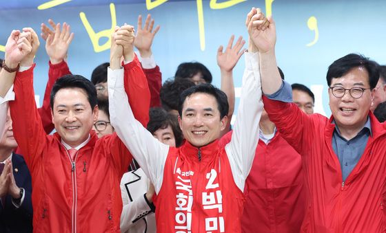 장동혁·송언석 손 잡은 박민식