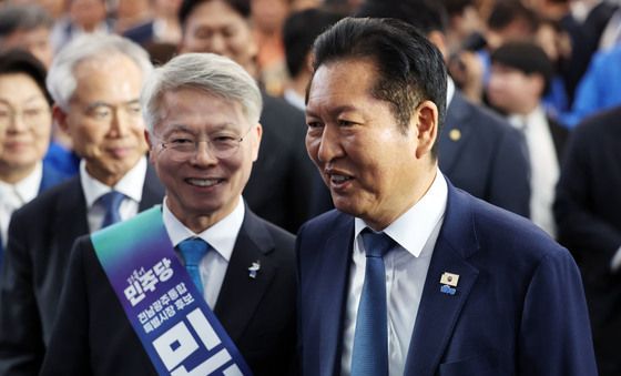 광주 찾은 정청래 대표