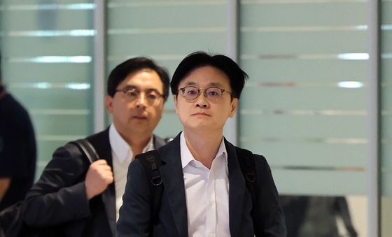 방미 일정 마치고 귀국한 김정관 장관