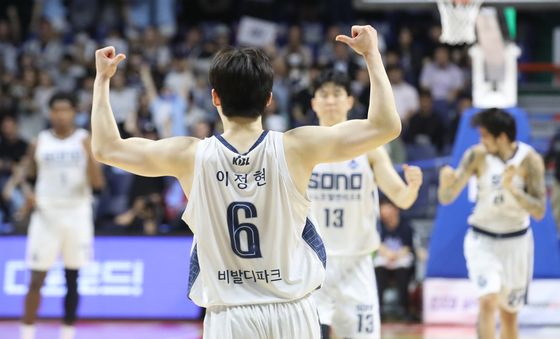 이정현, 승리 기쁨