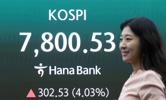 코스피 개장 직후 7800 돌파